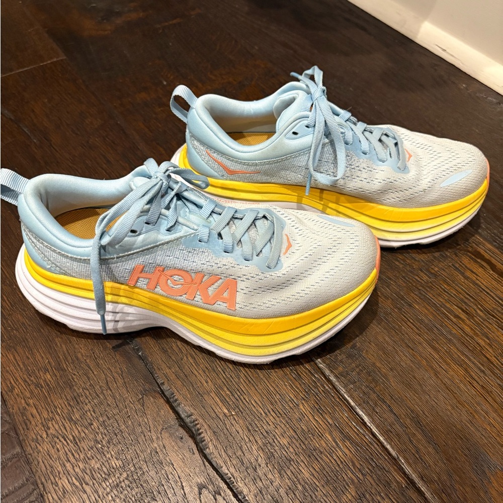 Hoka Bondi 8 Size 5.5 B Running Shoes Sneakers